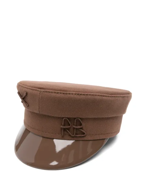 Ruslan Baginskiy logo embroidery boy cap Brown KPC09CLKWRB