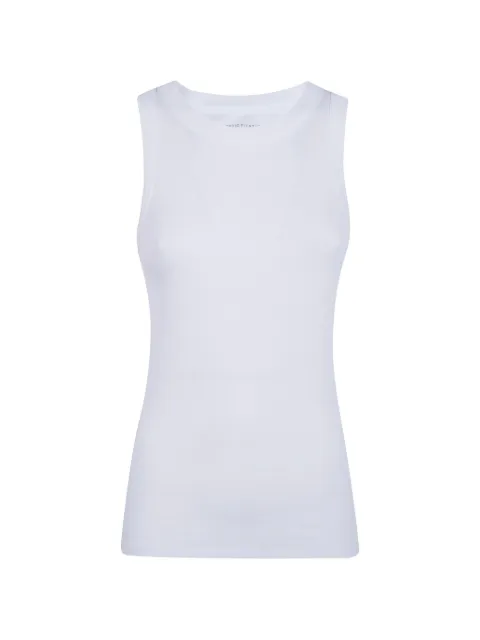 Majestic Filatures ribbed tank top White M615FDE206