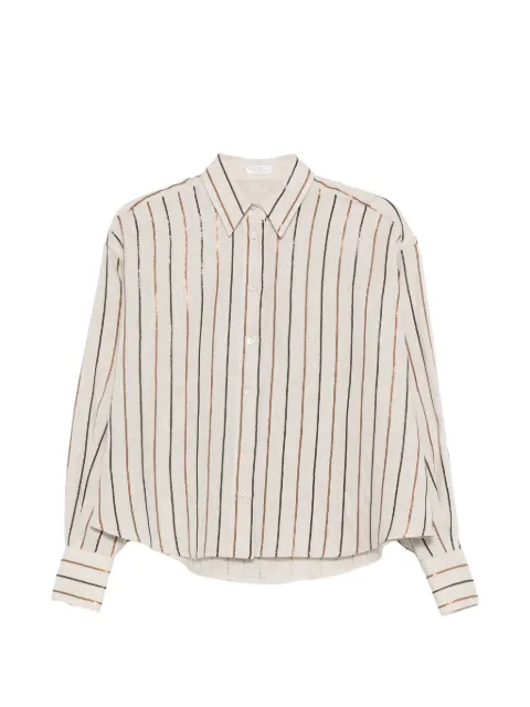 Brunello Cucinelli striped shirt Neutrals MM633RF506C200