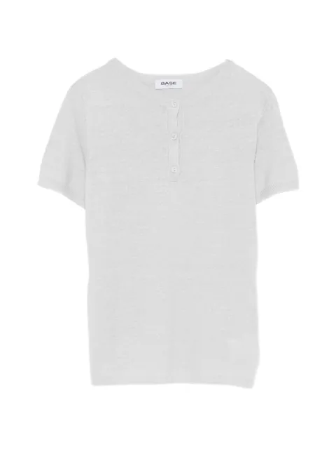 base button short-sleeve T-shirt Grey B7725322