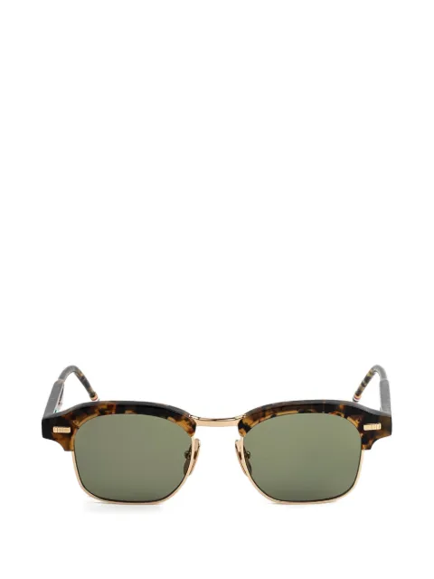 Thom Browne Eyewear tortoiseshell-pattern sunglasses Brown UES955A