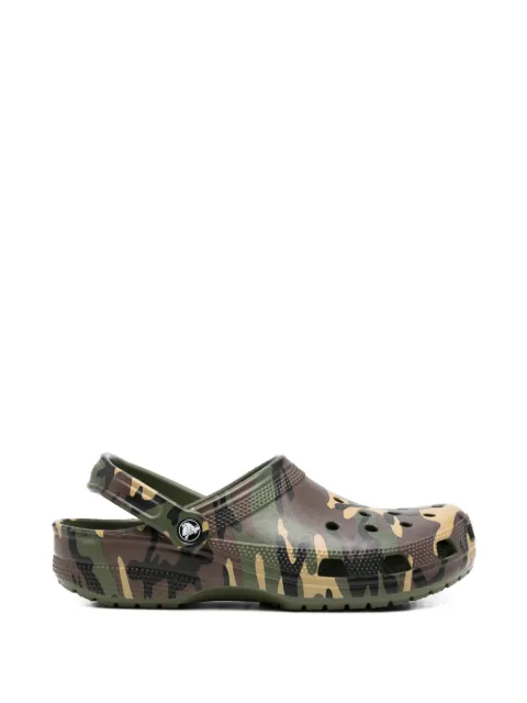 Crocs Classic camouflage clogs Green CR211936