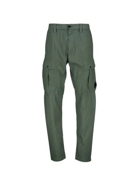 C.P. Company 50 Fili Stretch elasticated Lens cargo pants Green 20CMPA255A006439G668