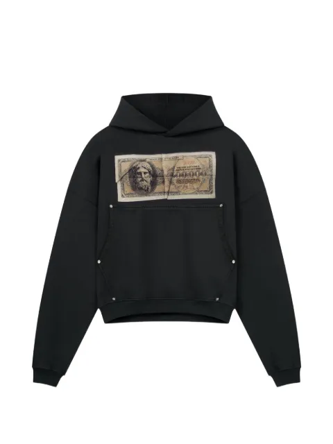 ROUGH. Drachmes hoodie Black SS26RGH034