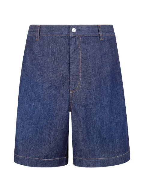 Nine In The Morning elasticated-waistband denim shorts Blue TT25S48