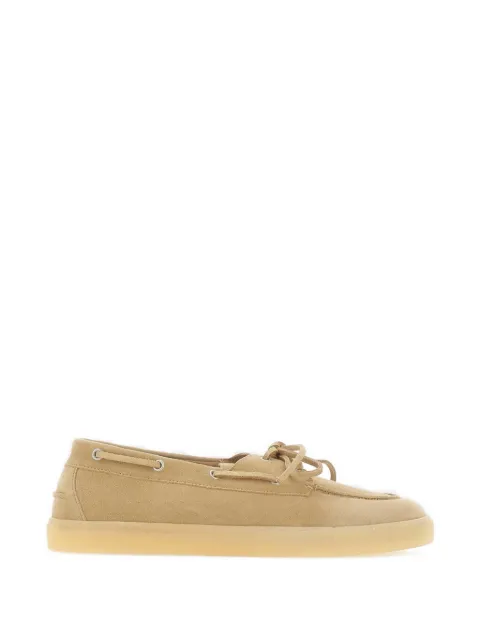 Copenhagen Studios tonal-lacing suede boat shoes Neutrals CPH160MSCR