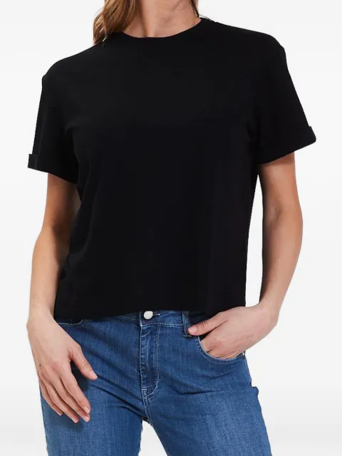 Gran Sasso cuffed T-shirt Black 6026480500