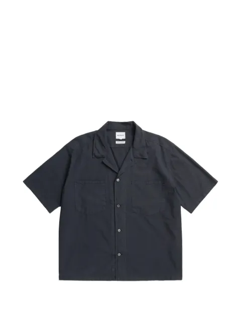 Norse Projects Mols camp-collar shirt Blue N400878