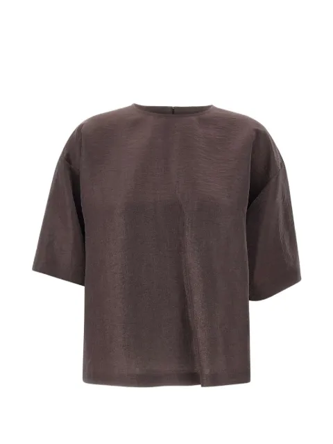 BOSS short-sleeve blouse Brown 50560291