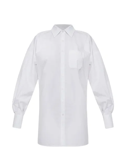 Coperni drawstring-waist shirt White COPCH90F2064