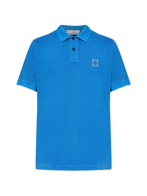 Stone Island short-sleeve polo shirt Blue L1S1522002SCS0067