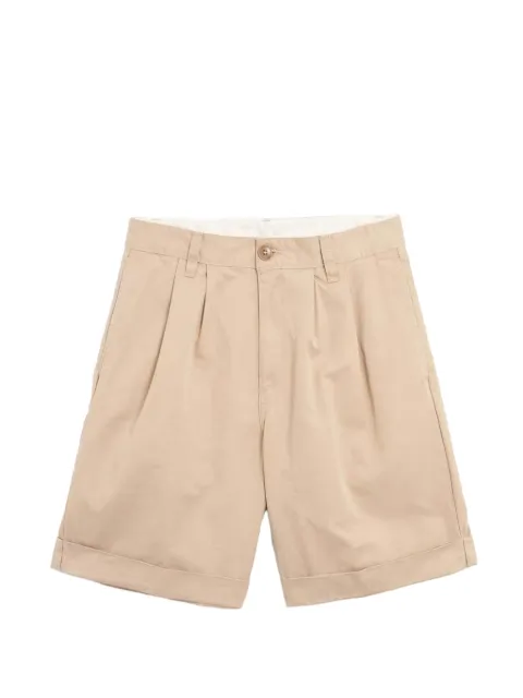 Carhartt WIP pleated cuffed shorts Neutrals I036503