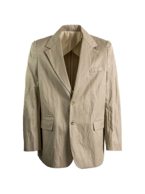 Willy Chavarria long-sleeve pocket blazer Neutrals WCJKT0071