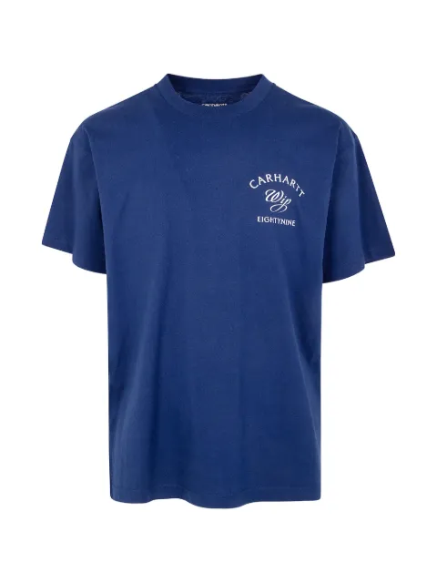 Carhartt WIP logo-print T-shirt Blue I036205VQXX