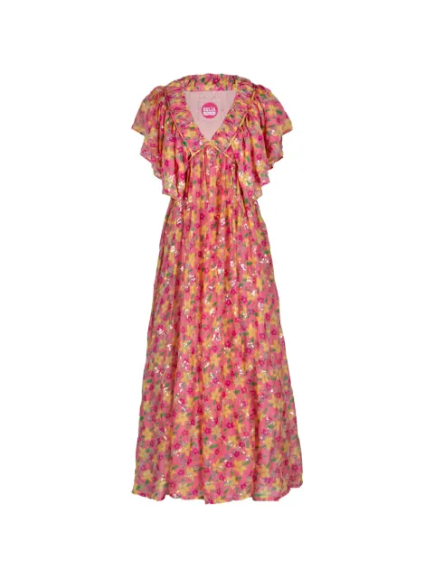 Celia B Vega floral maxi dress Pink RS26CBD24