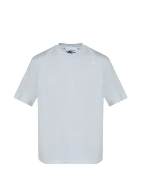Stone Island 2100010 mercerised cotton jersey_S.I. Stellina T-shirt Blue L1S152100010S00G8