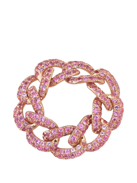 SHAY pink sapphire link ring Pink SR113