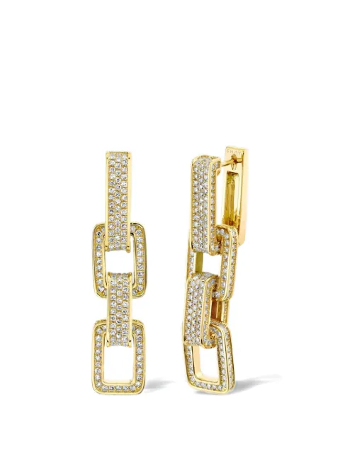 SHAY diamond earrings Gold SE314