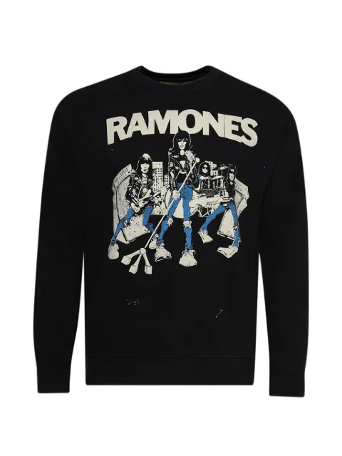 MadeWorn Ramones graphic crew sweatshirt Black MWR077CSW