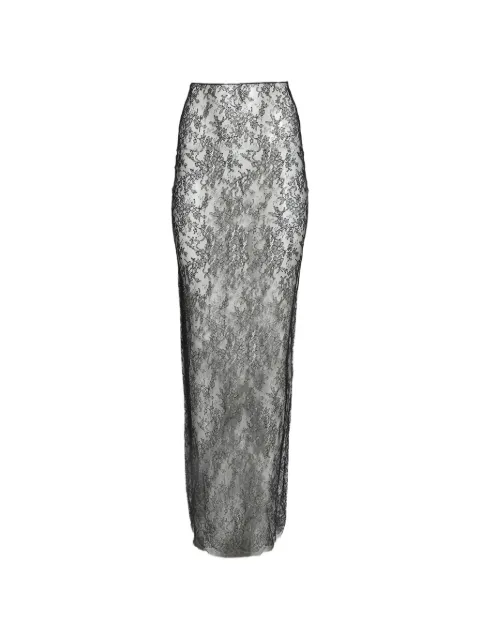 Burc Akyol lace pencil skirt Black BA5ESK02D