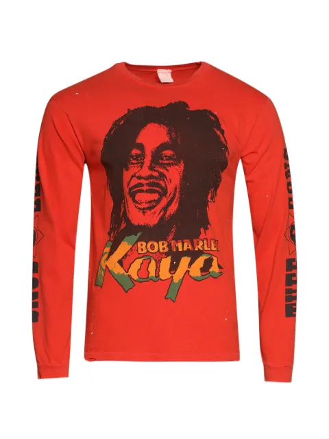 MadeWorn long-sleeve graphic T-shirt Red MWBM073LS