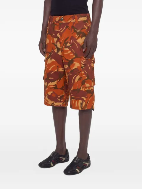 Martine Rose camouflage cargo shorts Orange 860WP23208