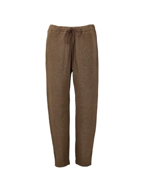 Gianfranco Ferré Pre-Owned drawstring trousers Brown WCV04122480