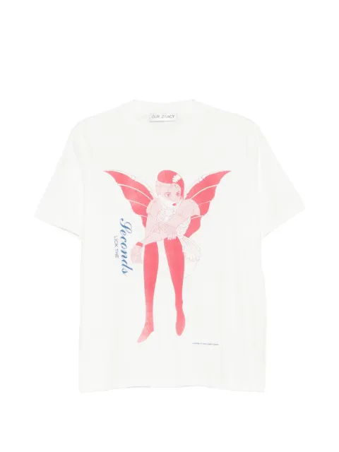 OUR LEGACY Box graphic-print T-shirt White M2266BC