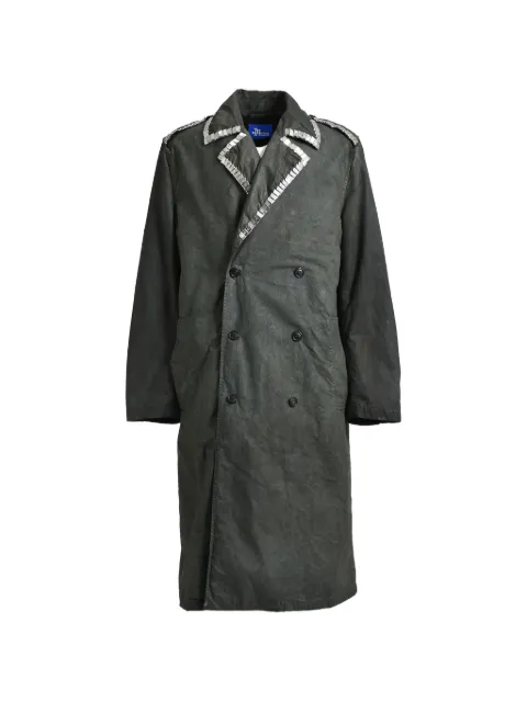 MARKING DISTANCE double-breasted coat Grey MD5SMC02APT1862999