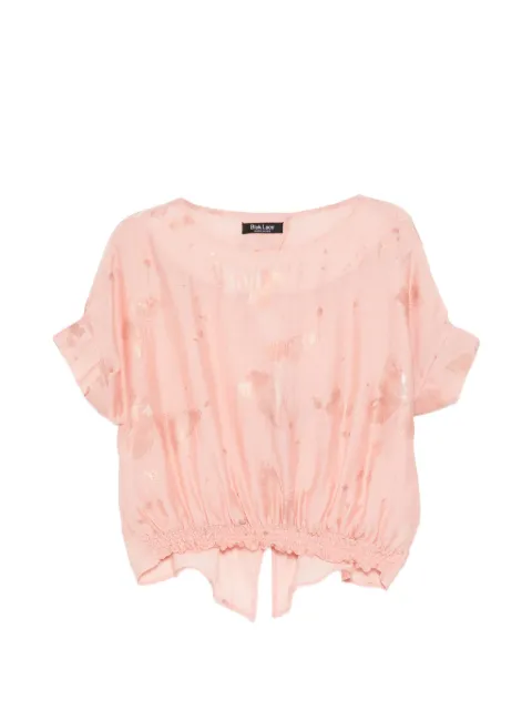 BLAKLACE ruffle trim top Pink BLKAN00071