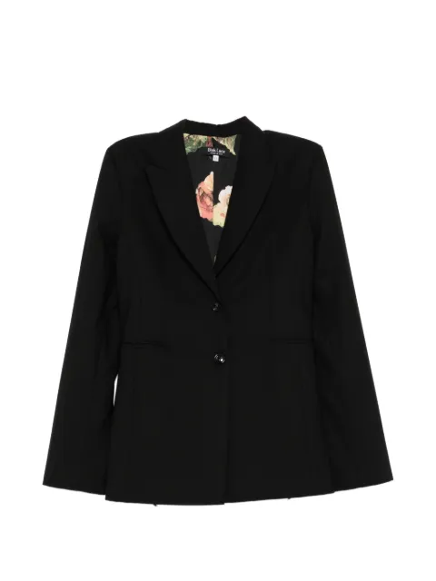 BLAKLACE lapel collar blazer Black BLKAN00067