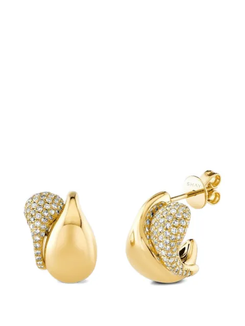 SHAY diamond gold earrings Gold SE426YGDIA