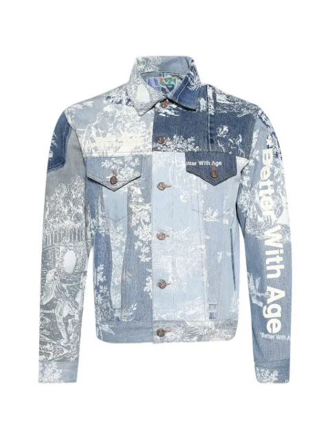 Better with Age Teresa patchwork buttoned jacket Blue BWADJTER