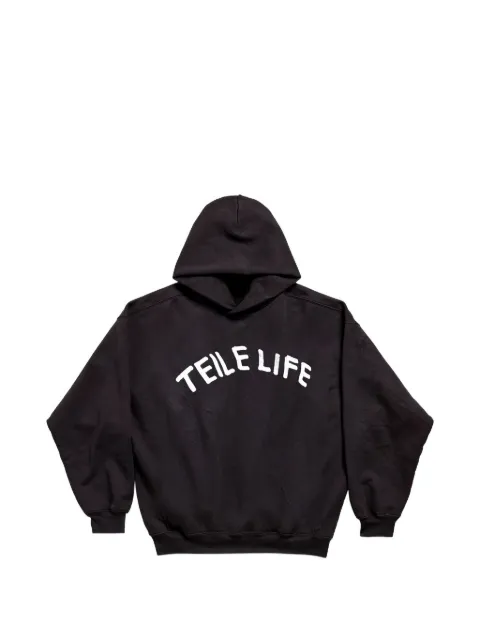 Teile long-sleeve hoodie Black TEILELIFEHOODY