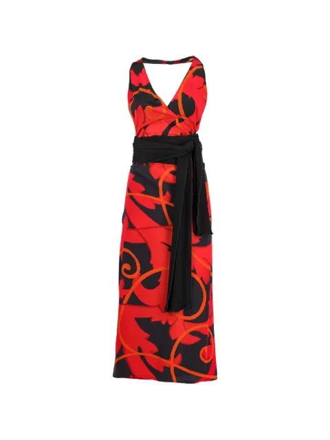 Gianfranco Ferré Pre-Owned printed swimsuit Red WCV241010164