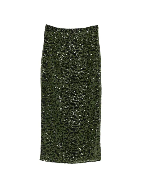 Vivetta embellished midi skirt Green VM1GO0140TE112