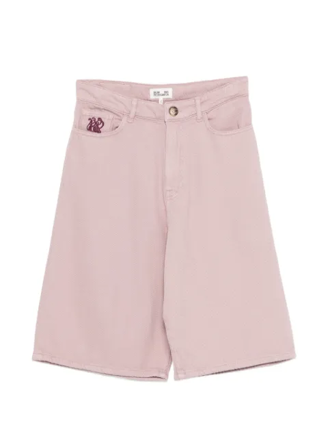 Baum Und Pferdgarten Niamh embroidered denim shorts Pink 24810NIAMH