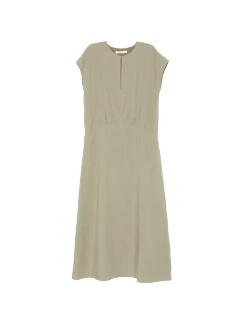 SAMSOE SAMSOE Sadaphne gathered maxi dress Green F26100025