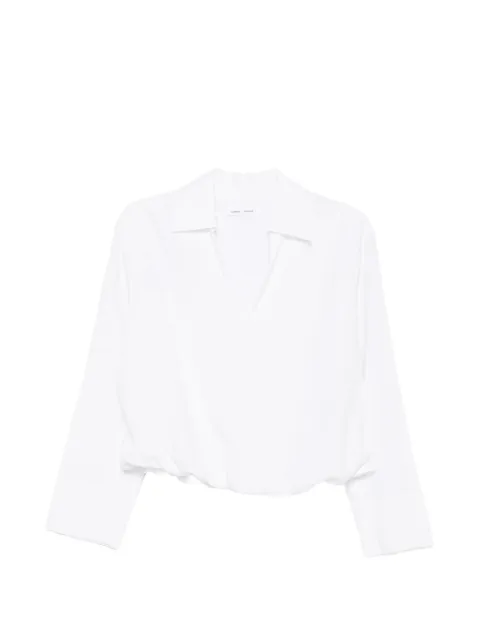 SAMSOE SAMSOE Sadaphne long-sleeves blouse White F26100024