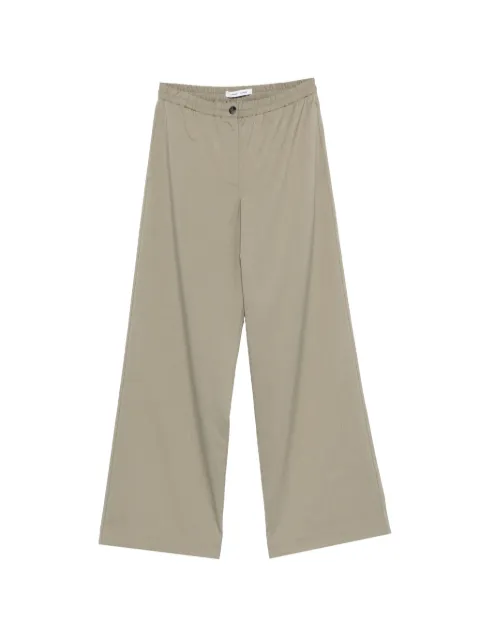 SAMSOE SAMSOE elastic-waistband trousers Neutrals F26100121