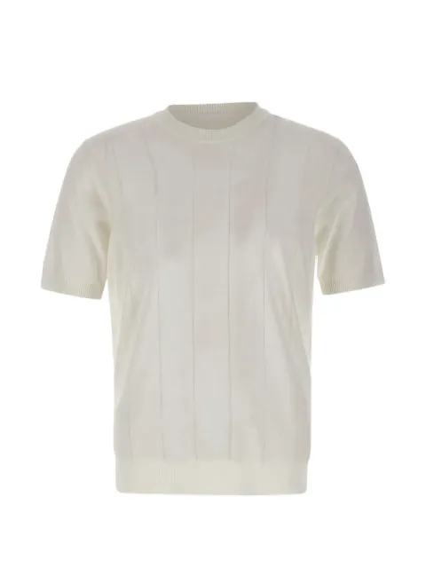 Kangra ribbed short-sleeve sweater White 301621001