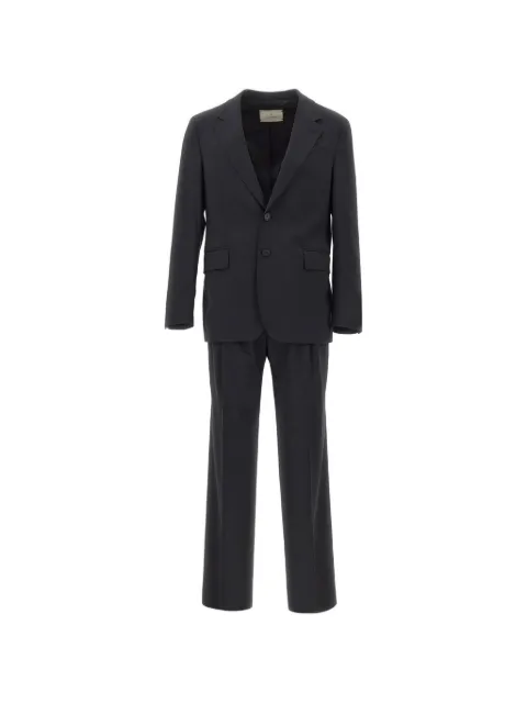 Manuel Ritz flap-pockets two-button suit Black 4032A3000260000