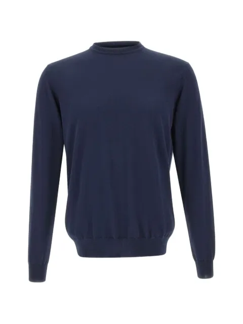 Peuterey long-sleeved ribbed sweater Blue PEU583699012434230
