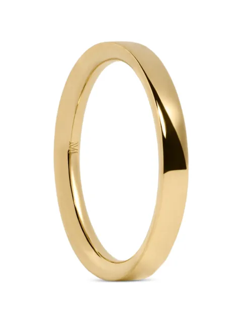Monica Vinader polished band ring Gold GPRGESSRNON