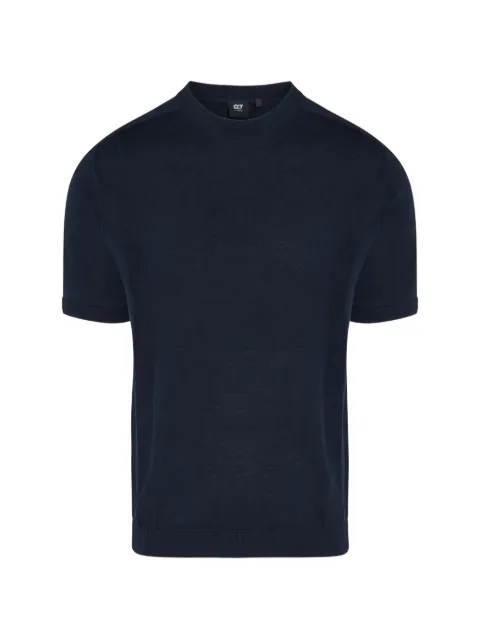 Alpha Tauri textured T-shirt Blue ATA260412F803