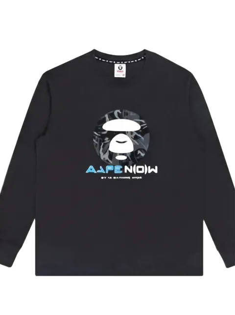 A BATHING APE® AAPENOW long-sleeve T-shirt Black JXBJB6DZK