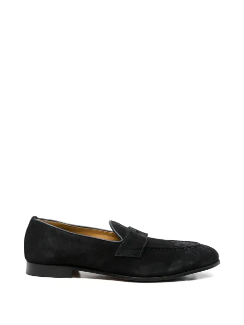 CALPIERRE penny-strap leather loafers Blue R203S