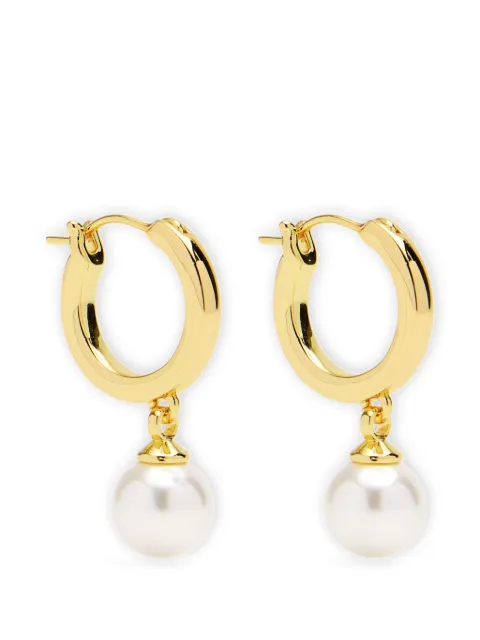 Self-Portrait pearl drop earrings Gold SS26612E