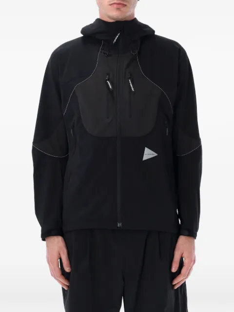 and Wander hooded zip-up jacket Black 5746121007010