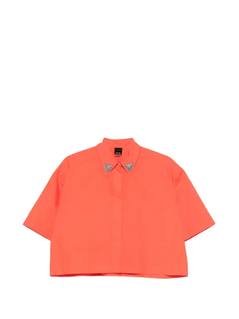 PINKO embellished-collar shirt Orange 106826A2LD